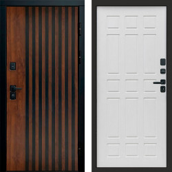 Входная дверь Termo-Door Кантри - Спарта белое дерево