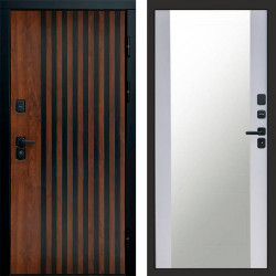 Входная дверь Termo-Door Кантри - Зеркало белый софт