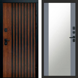 Входная дверь Termo-Door Кантри - Зеркало Grey Софт