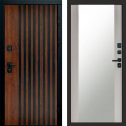 Входная дверь Termo-Door Кантри - Зеркало лиственница