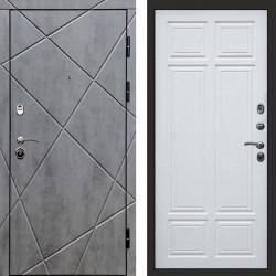 Входная дверь Termo-Door Лучи Бетон Темный - Без серии Лиственница премиум