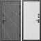 Входная дверь Termo-Door Лучи Бетон Темный - Горизонт белый