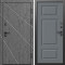 Входная дверь Termo-Door Лучи Бетон Темный - Лион Grey софт