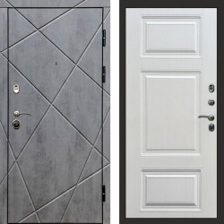 Входная дверь Termo-Door Лучи Бетон Темный - Лион Лиственница