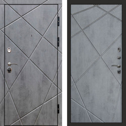 Входная дверь Termo-Door Лучи Бетон Темный - Лучи бетон темный