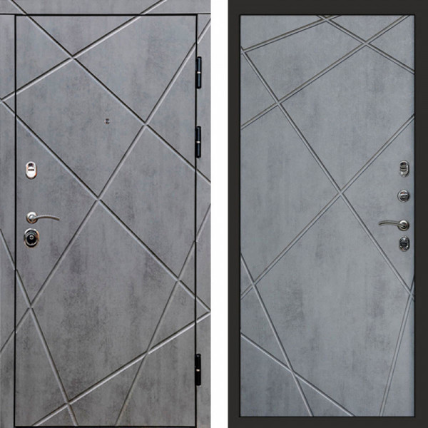 Входная дверь Termo-Door Лучи Бетон Темный - Лучи бетон темный