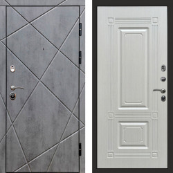 Входная дверь Termo-Door Лучи Бетон Темный - Мадрид Лиственница