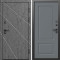 Входная дверь Termo-Door Лучи Бетон Темный - Марсель Grey софт
