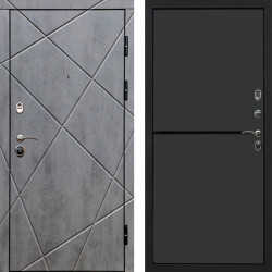Входная дверь Termo-Door Лучи Бетон Темный - Нео Графит