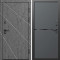Входная дверь Termo-Door Лучи Бетон Темный - Нео Графит