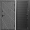Входная дверь Termo-Door Лучи Бетон Темный - Порте black