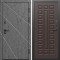 Входная дверь Termo-Door Лучи Бетон Темный - Престиж венге