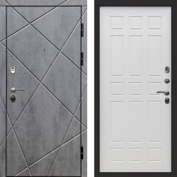 Входная дверь Termo-Door Лучи Бетон Темный - Спарта лиственница