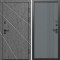 Входная дверь Termo-Door Лучи Бетон Темный - Страйп Грей Софт