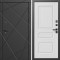 Входная дверь Termo-Door Лучи Блэк - Классика белое дерево