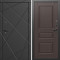 Входная дверь Termo-Door Лучи Блэк - Классика венге