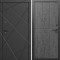 Входная дверь Termo-Door Лучи Блэк - Мастино Бетон темный