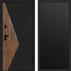 Входная дверь Termo-Door Матрикс Ультра - Flat Черный кварц