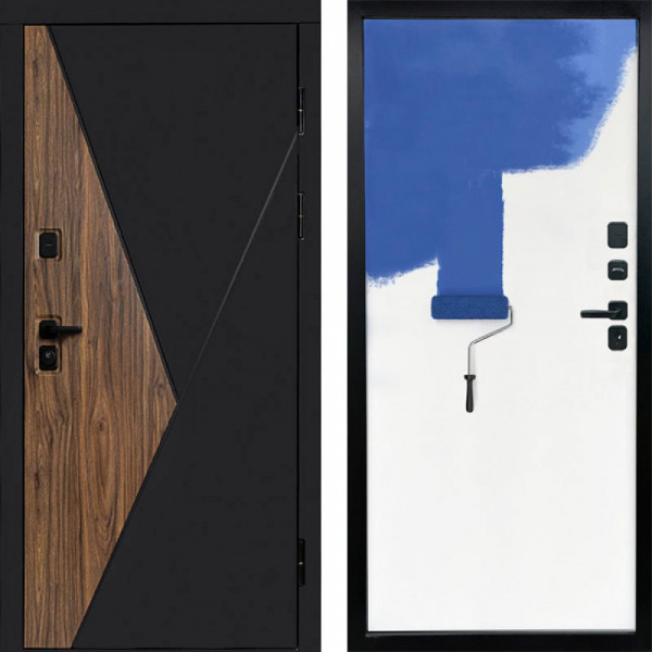 Входная дверь Termo-Door Матрикс Ультра - Гладкая Панель Под Покраску Под покраску (грунт)