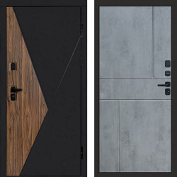 Входная дверь Termo-Door Матрикс Ультра - Горизонт бетон темный