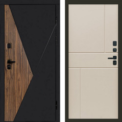 Входная дверь Termo-Door Матрикс Ультра - Горизонт Слоновая кость