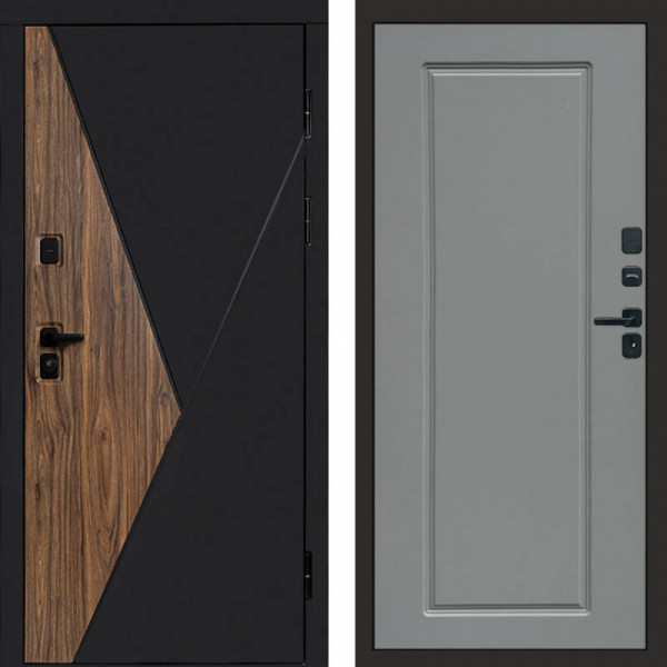 Входная дверь Termo-Door Матрикс Ультра - Гранд Grey софт