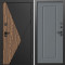Входная дверь Termo-Door Матрикс Ультра - Гранд Grey софт