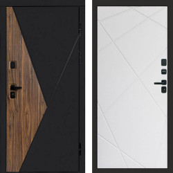 Входная дверь Termo-Door Матрикс Ультра - Лучи белый