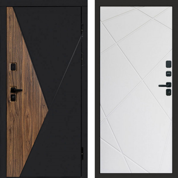 Входная дверь Termo-Door Матрикс Ультра - Лучи белый