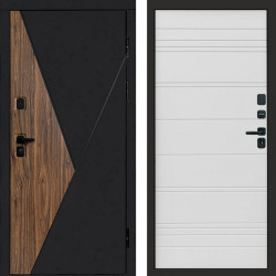 Входная дверь Termo-Door Матрикс Ультра - Лучи White line