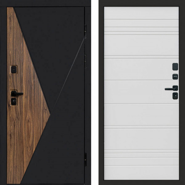 Входная дверь Termo-Door Матрикс Ультра - Лучи White line