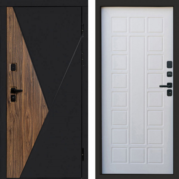 Входная дверь Termo-Door Матрикс Ультра - Престиж белое дерево