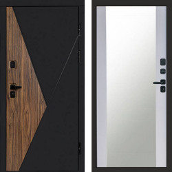 Входная дверь Termo-Door Матрикс Ультра - Зеркало белый софт