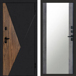 Входная дверь Termo-Door Матрикс Ультра - Зеркало бетон темный