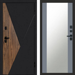 Входная дверь Termo-Door Матрикс Ультра - Зеркало Grey Софт