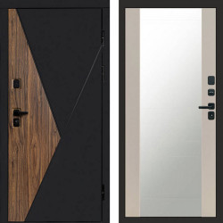 Входная дверь Termo-Door Матрикс Ультра - Зеркало Слоновая кость