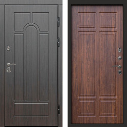 Входная дверь Termo-Door Модена Венге - Без серии Орех премиум
