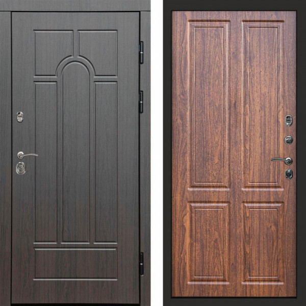 Входная дверь Termo-Door Модена Венге - Без серии Орех стандарт