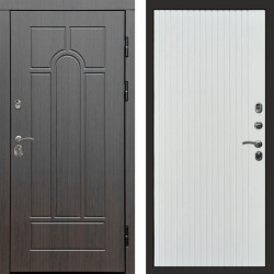 Входная дверь Termo-Door Модена Венге - Flat Белый софт