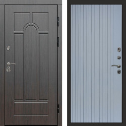 Входная дверь Termo-Door Модена Венге - Flat Grey софт