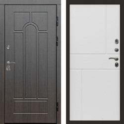 Входная дверь Termo-Door Модена Венге - Горизонт белый