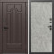Входная дверь Termo-Door Модена Венге - Горизонт бетон светлый