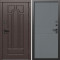 Входная дверь Termo-Door Модена Венге - Горизонт Grey софт