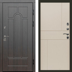 Входная дверь Termo-Door Модена Венге - Горизонт Слоновая кость