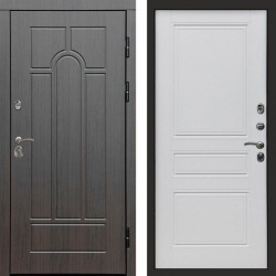 Входная дверь Termo-Door Модена Венге - Классика белый матовый