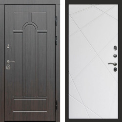 Входная дверь Termo-Door Модена Венге - Лучи белый