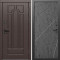 Входная дверь Termo-Door Модена Венге - Лучи бетон темный