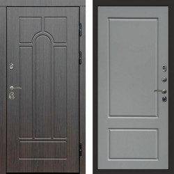 Входная дверь Termo-Door Модена Венге - Марсель Grey софт