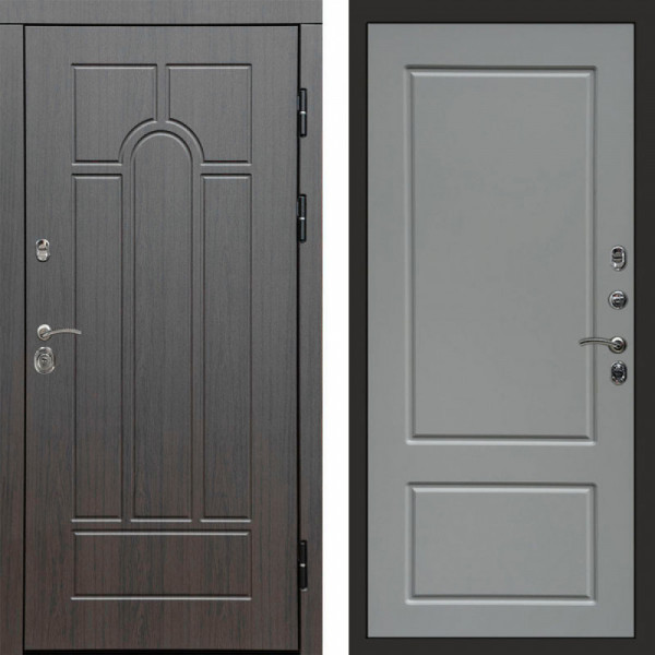 Входная дверь Termo-Door Модена Венге - Марсель Grey софт