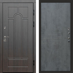 Входная дверь Termo-Door Модена Венге - Мастино Бетон темный